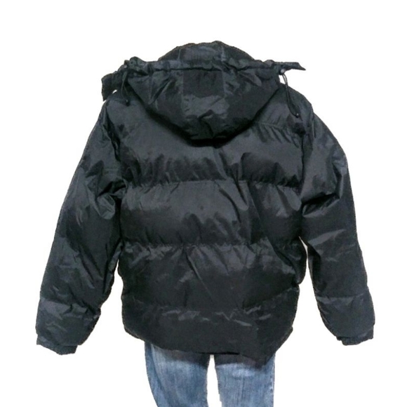 Mountain Club Jackets & Coats Mountain Club Black Puffer Zip Hooded